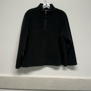 Lands’ End Sherpa Half Zip M